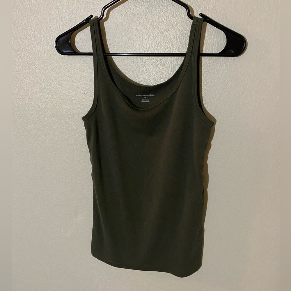 Amazon Essentials Olive Green Tank Top